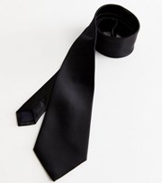 New Look Black Woven Tie